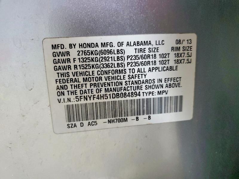 2013 Honda Pilot exl