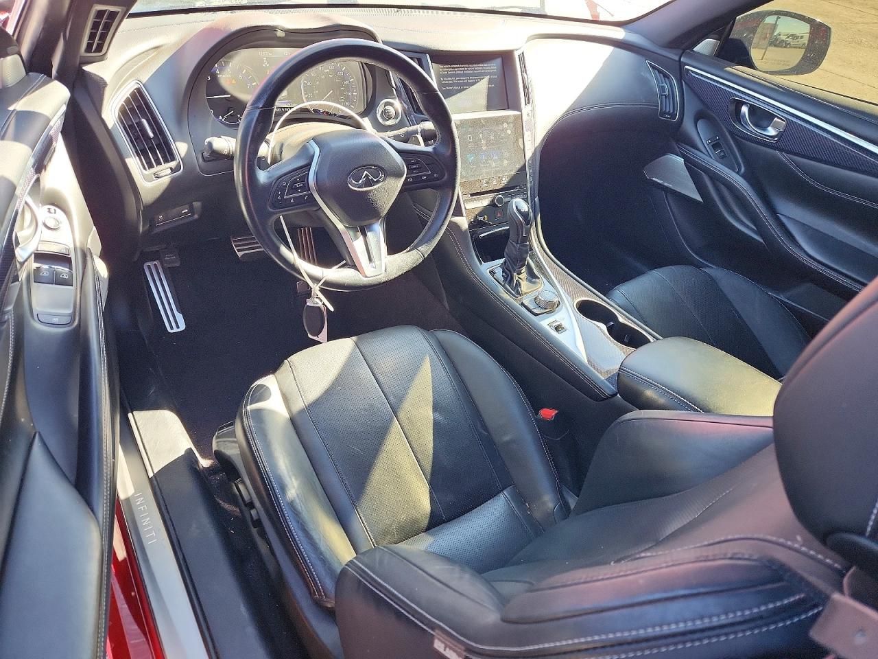 2019 Infiniti Q60 red Sport 400