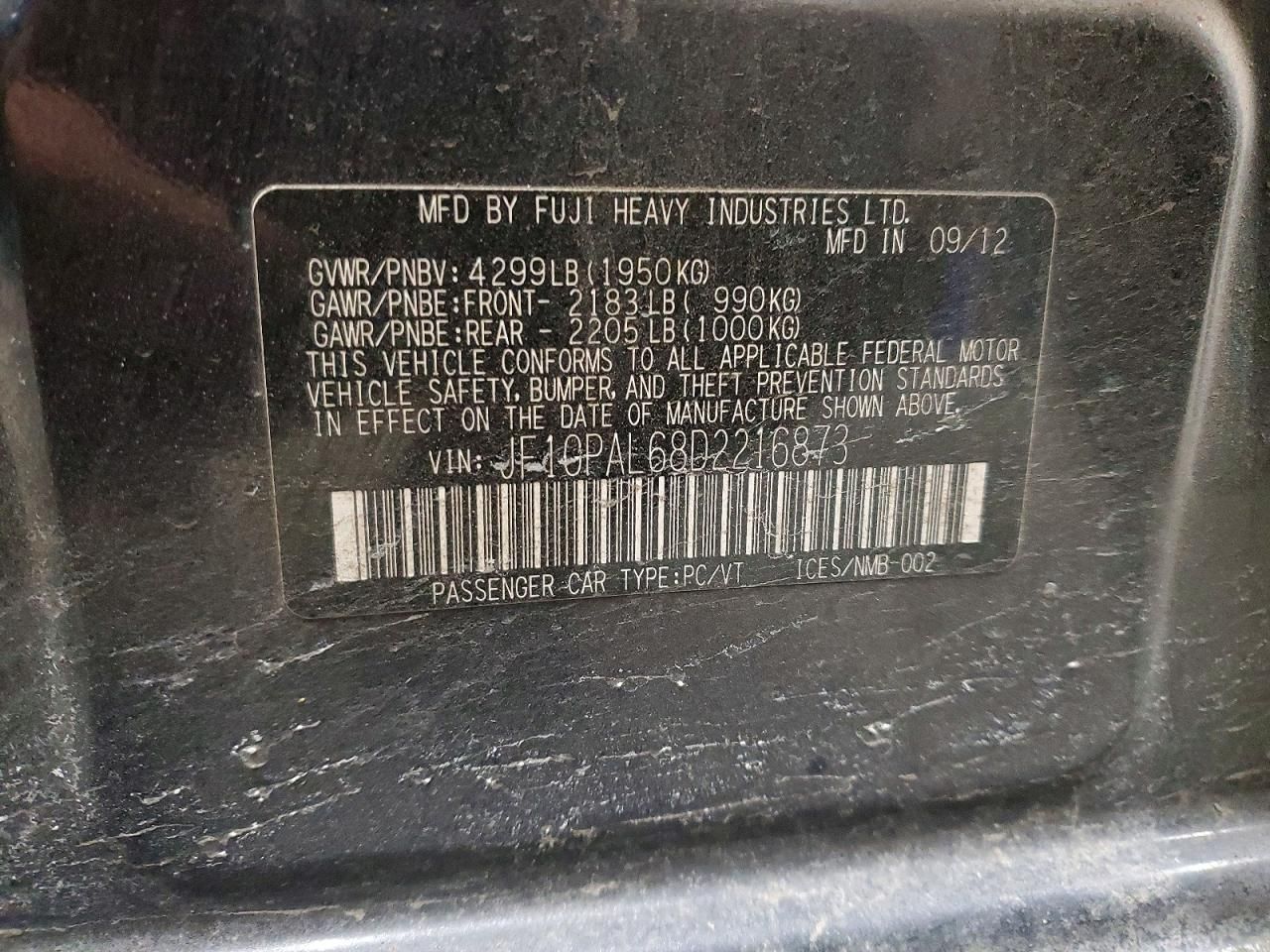 2013 Subaru Impreza Sport Premium