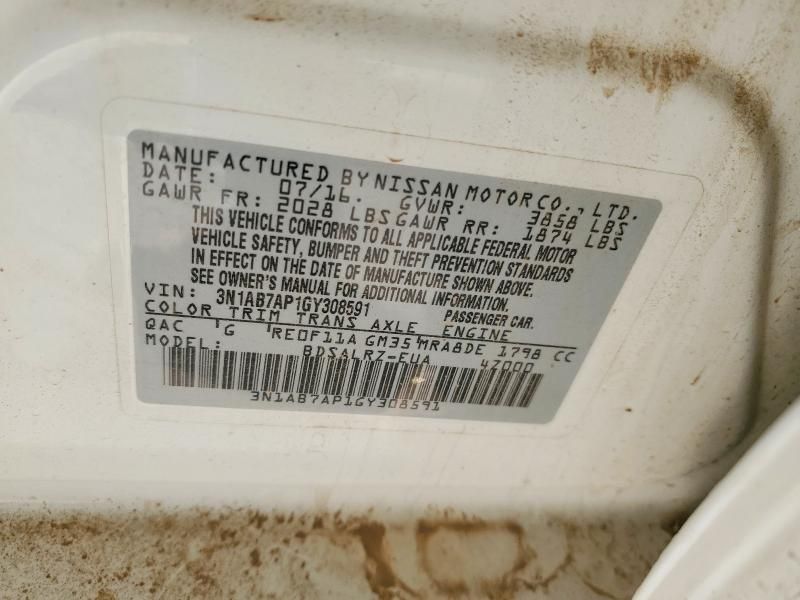 2016 Nissan Sentra s