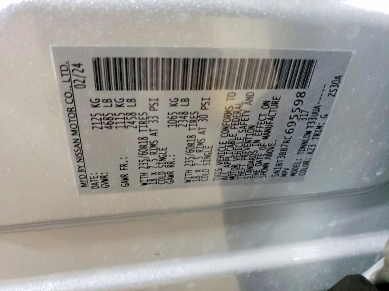 2024 Nissan Rogue sv