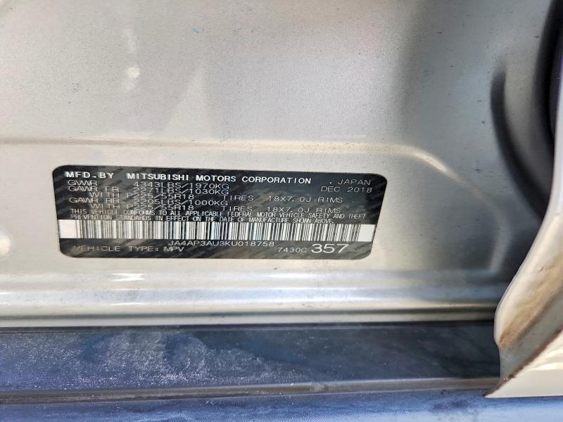 2019 Mitsubishi Outlander Sport es