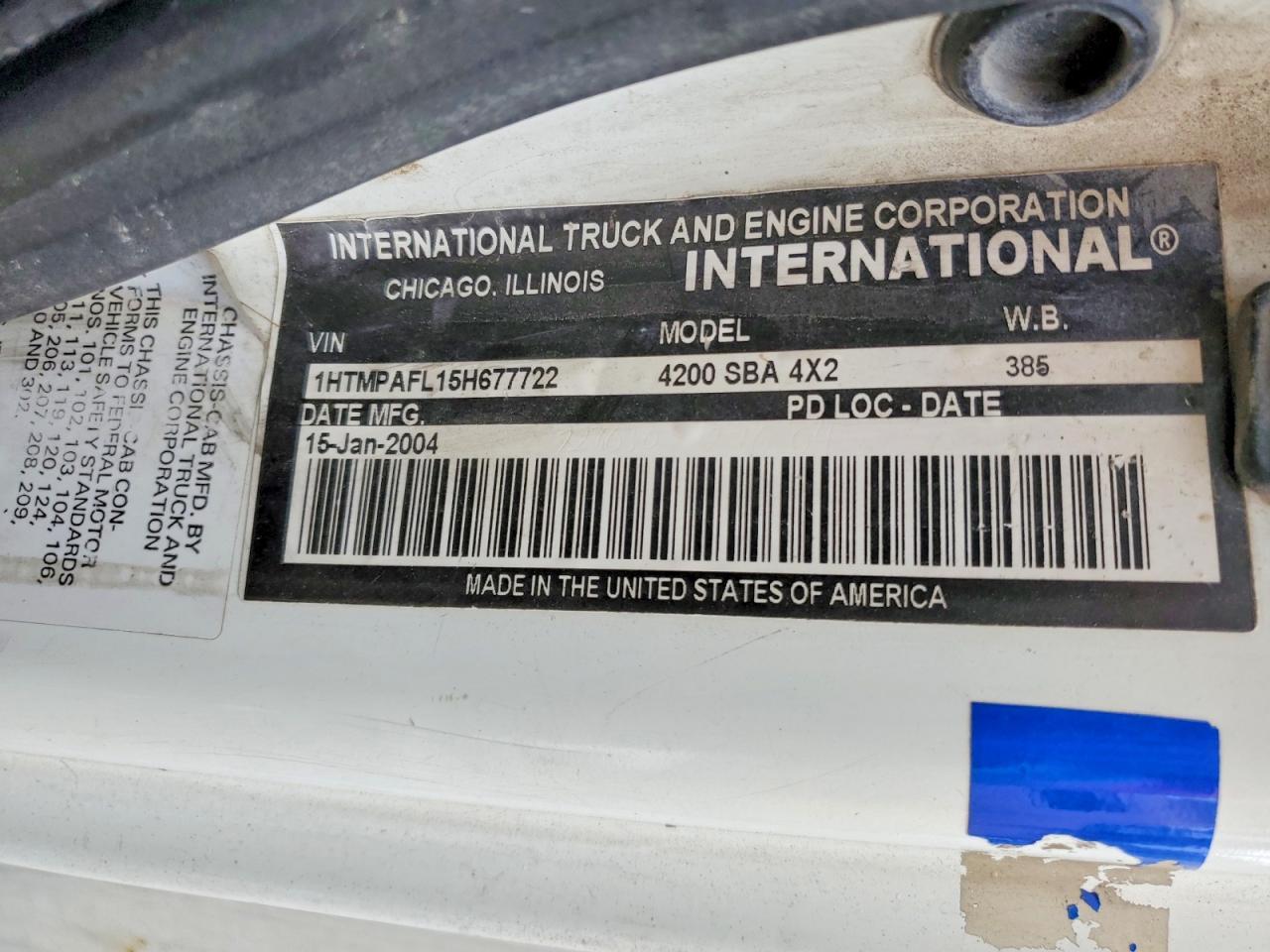 2005 International 4000 4200