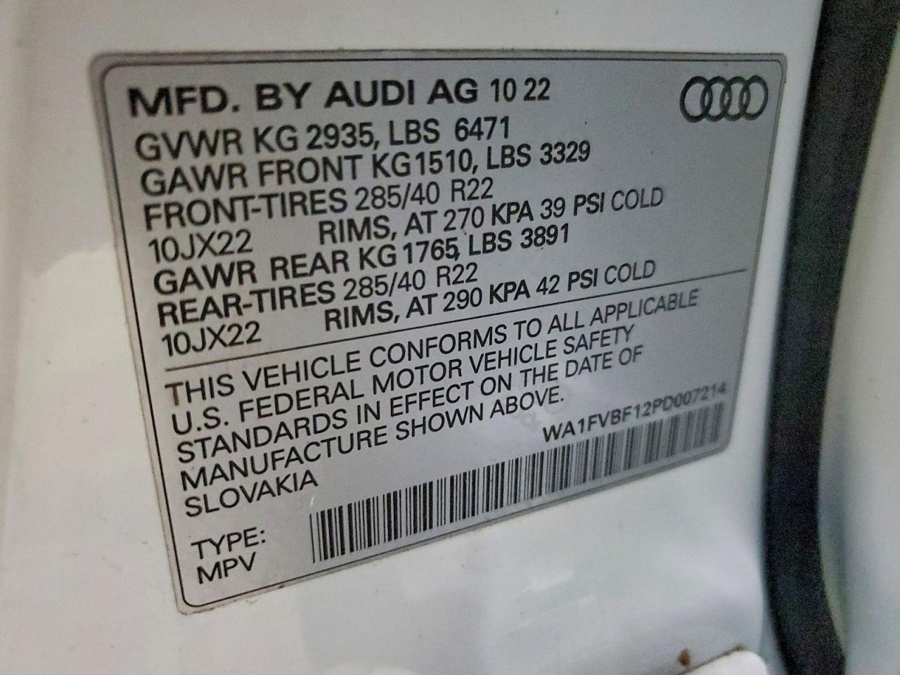 2023 Audi Q8 Prestige S-line