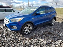 Ford salvage cars for sale: 2017 Ford Escape Titanium