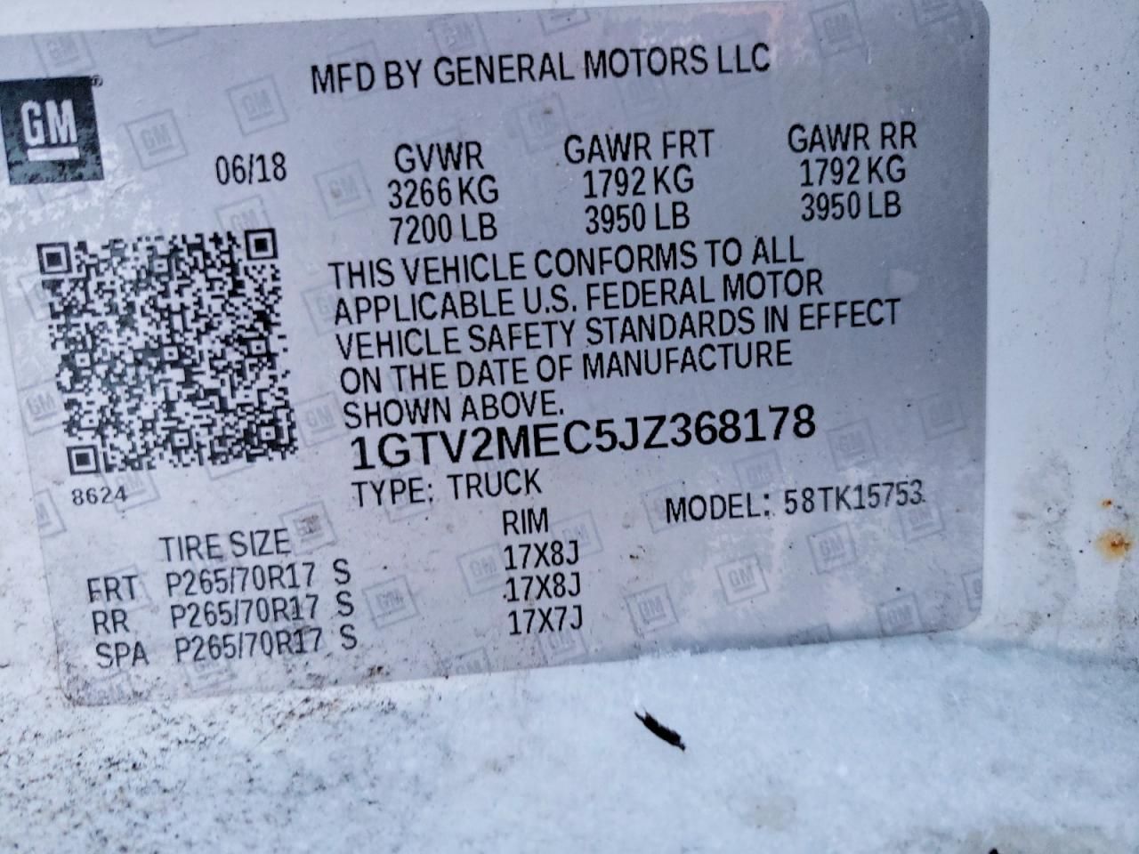 2018 GMC Sierra K1500 sle