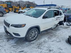 Jeep salvage cars for sale: 2022 Jeep Cherokee Latitude lux