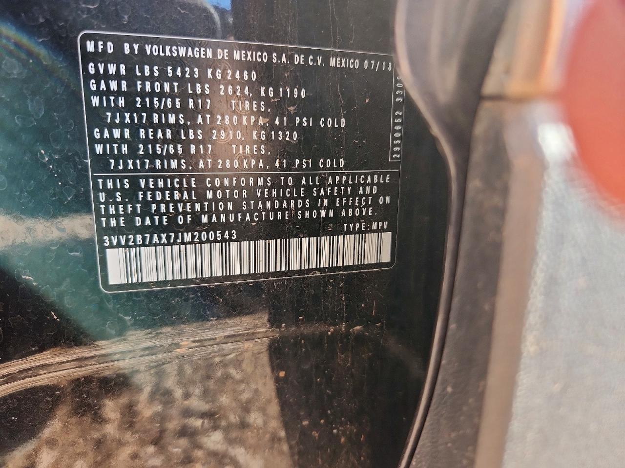 2018 Volkswagen Tiguan se