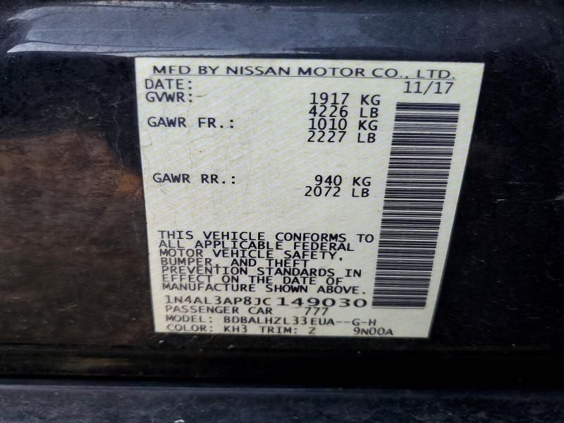 2018 Nissan Altima 2.5