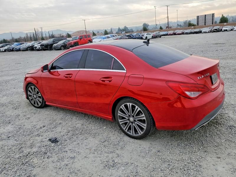 2018 Mercedes-Benz Cla 250