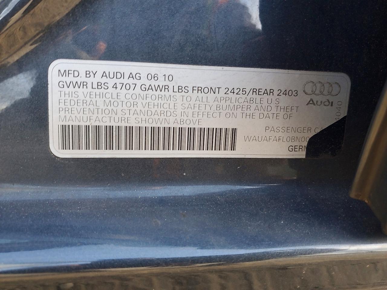 2011 Audi A4 Premium