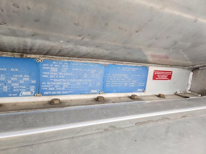 2015 Heil Tank Trailer