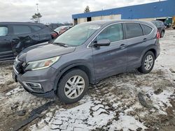 Salvage cars for sale from Copart Woodhaven, MI: 2015 Honda Cr-v ex