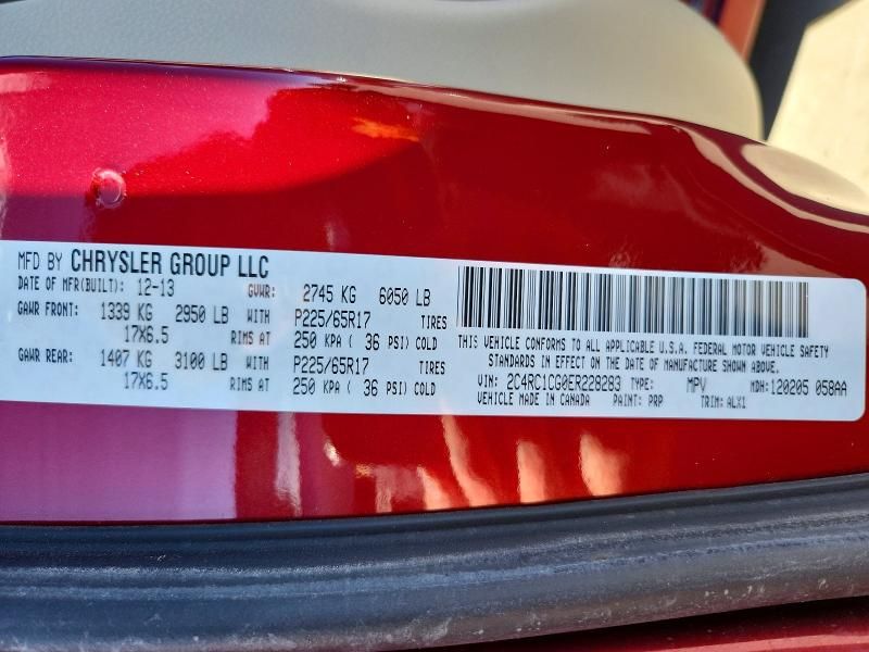 2014 Chrysler Town & Country Touring l