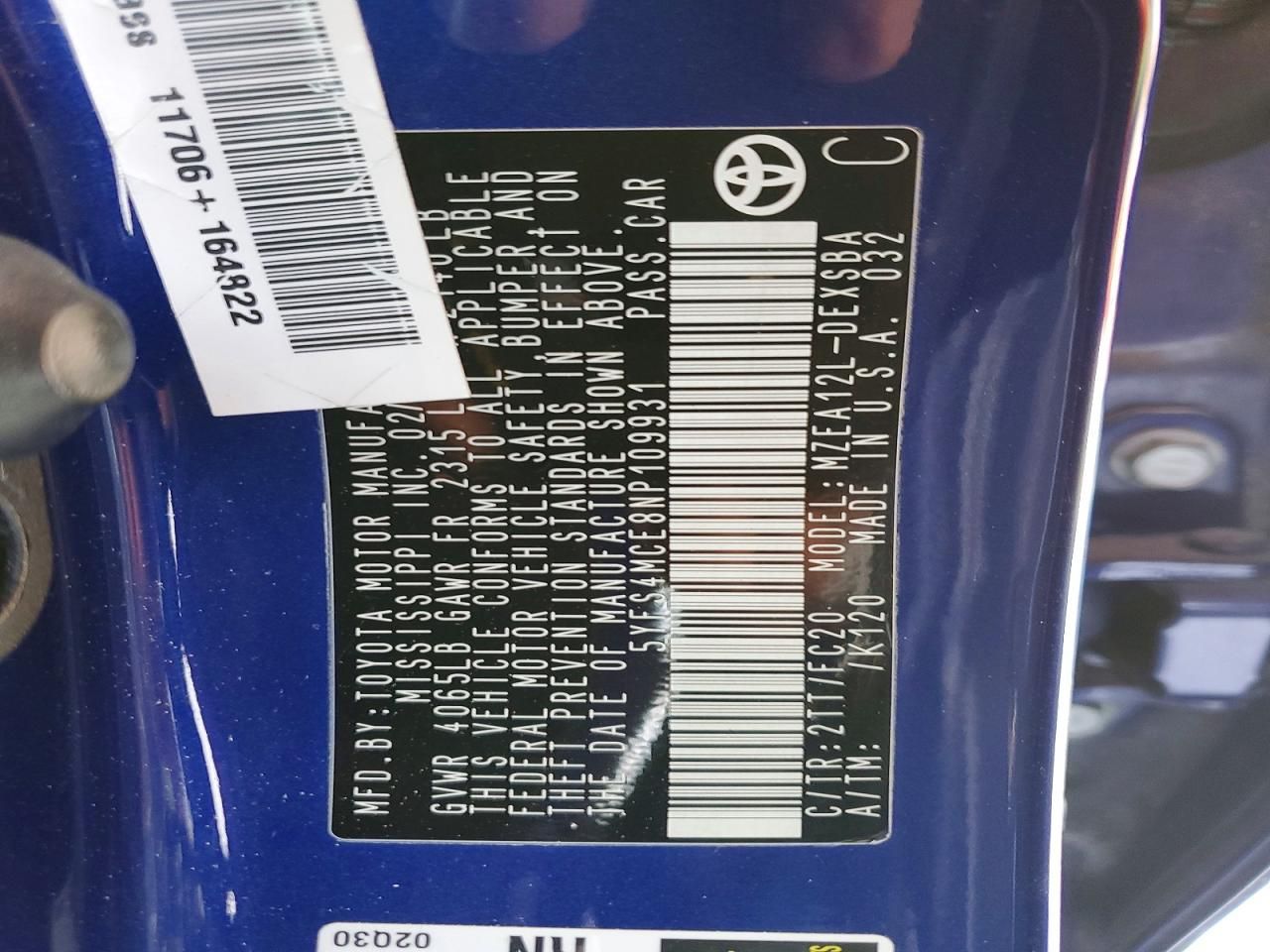 2022 Toyota Corolla se