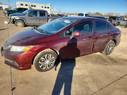 Honda salvage cars for sale: 2013 Honda Civic lx