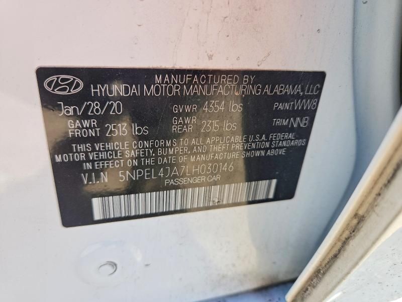 2020 Hyundai Sonata sel