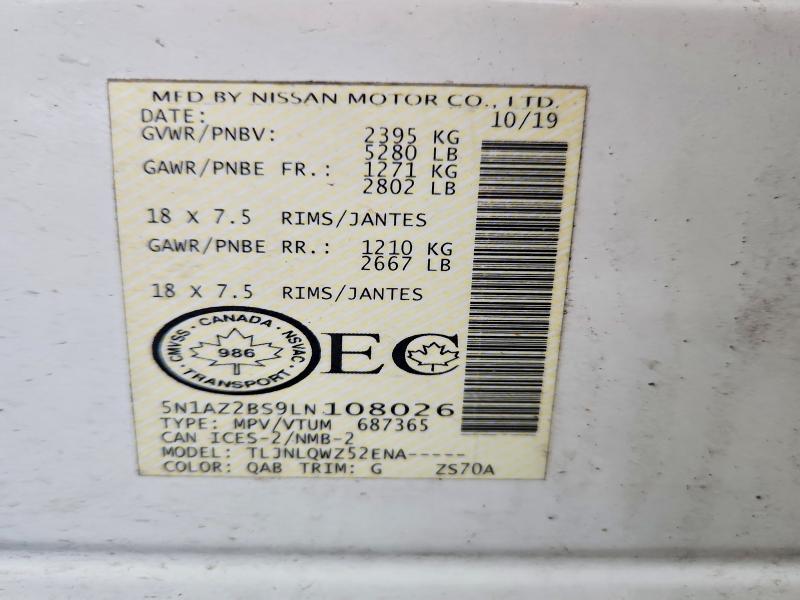 2020 Nissan Murano sv