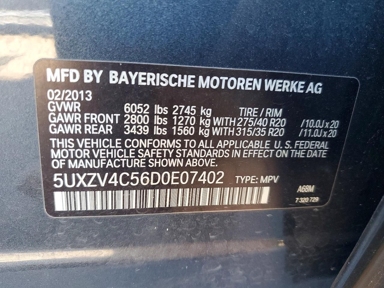 2013 BMW X5 Xdrive35i