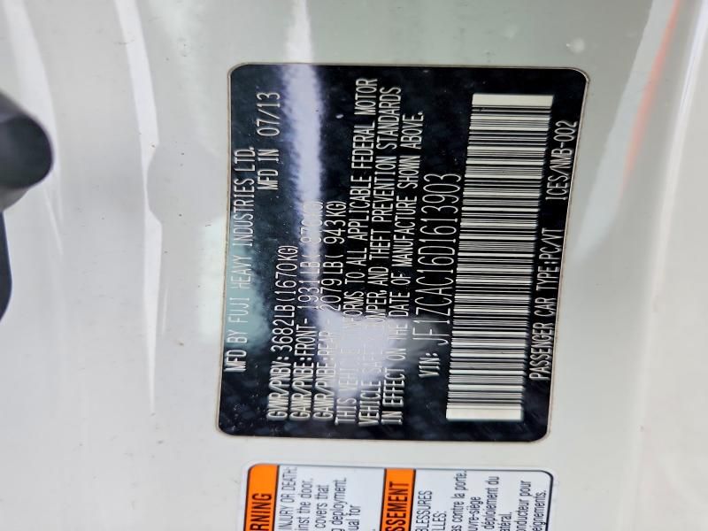 2013 Subaru Brz 2.0 Limited