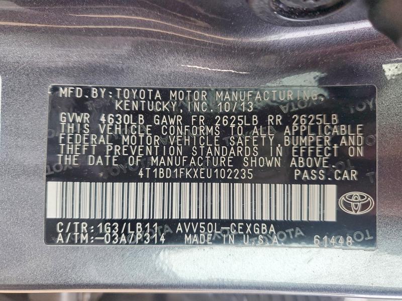 2014 Toyota Camry Hybrid