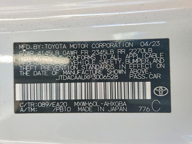 2023 Toyota Prius le