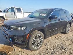 Jeep Grand Cherokee salvage cars for sale: 2022 Jeep Grand Cherokee Overland 4XE