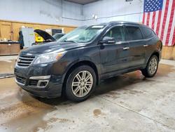 Salvage cars for sale from Copart Kincheloe, MI: 2014 Chevrolet Traverse lt