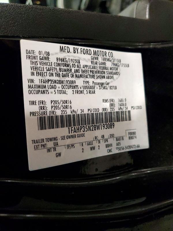 2008 Ford Focus se