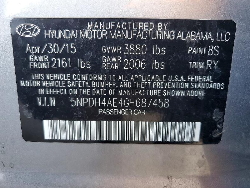 2016 Hyundai Elantra Value Edition