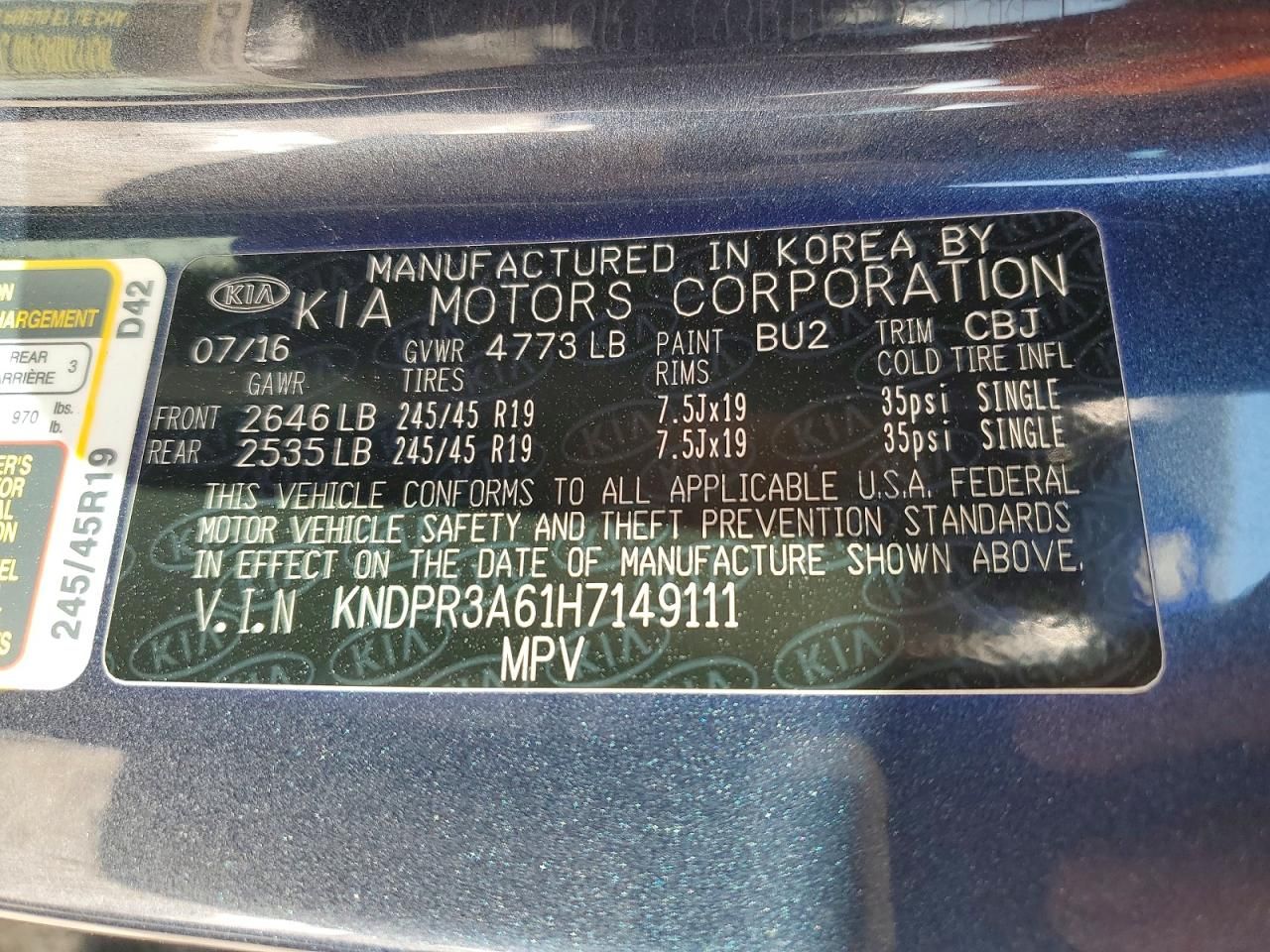 2017 KIA Sportage sx