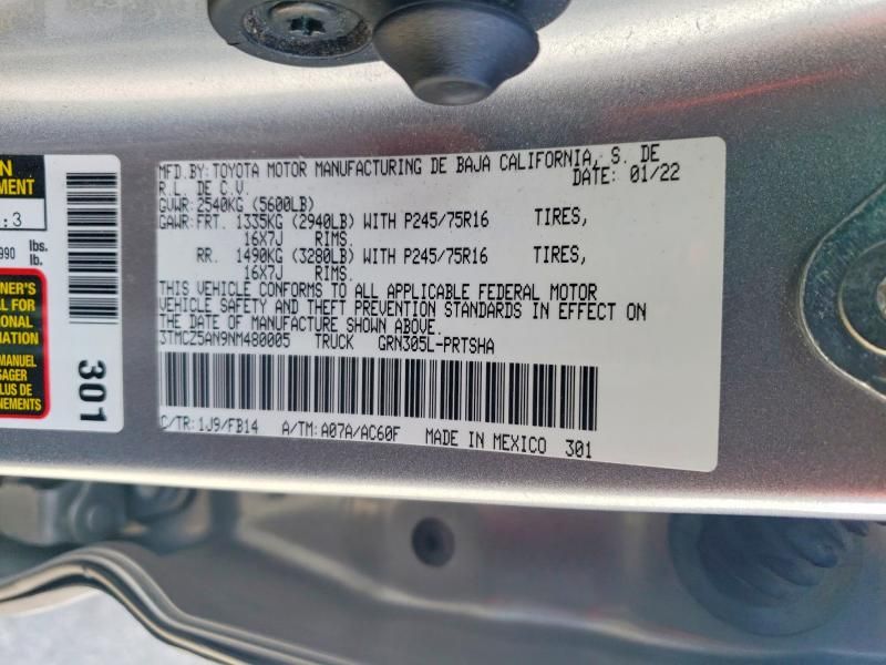 2022 Toyota Tacoma Double cab