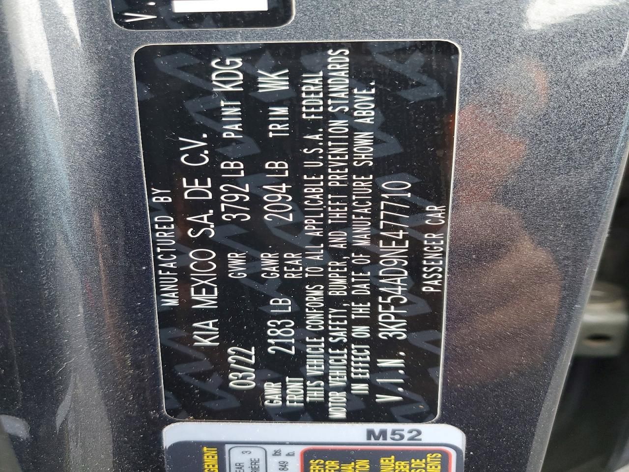 2022 KIA Forte gt Line