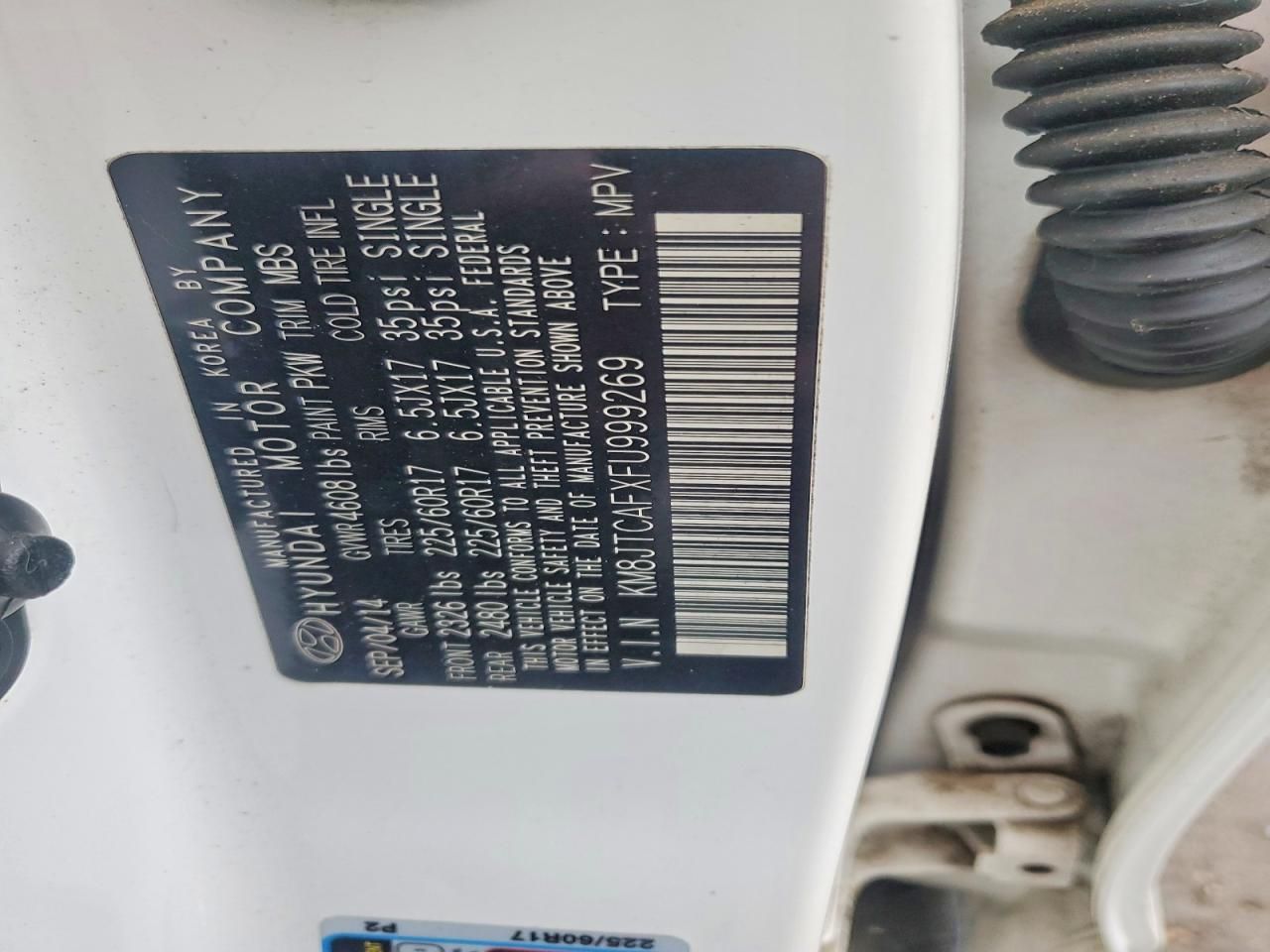 2015 Hyundai Tucson gls