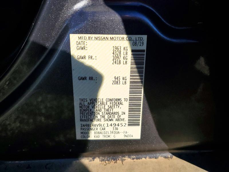 2020 Nissan Altima s