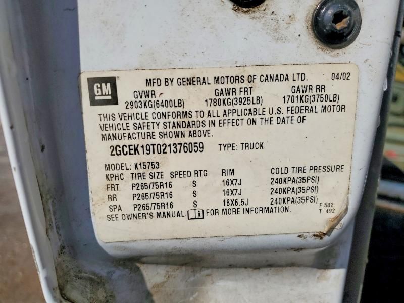 2002 Chevrolet Silverado K1500