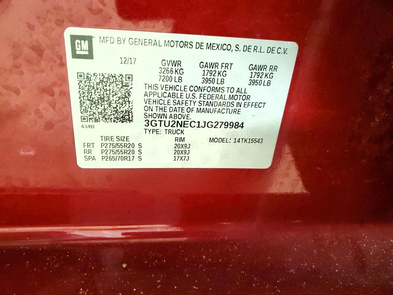 2018 GMC Sierra K1500 slt