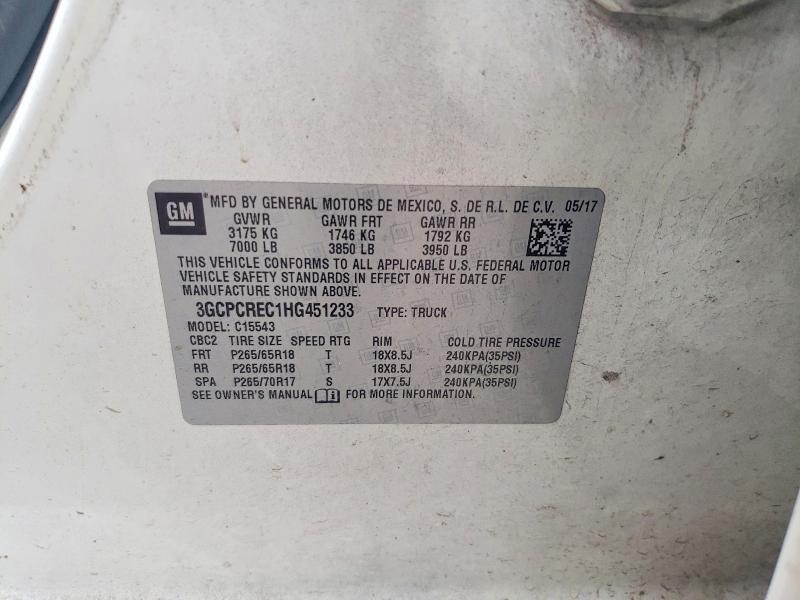 2017 Chevrolet Silverado C1500 lt