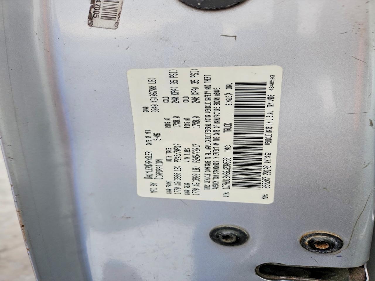 2006 Dodge RAM 1500 ST