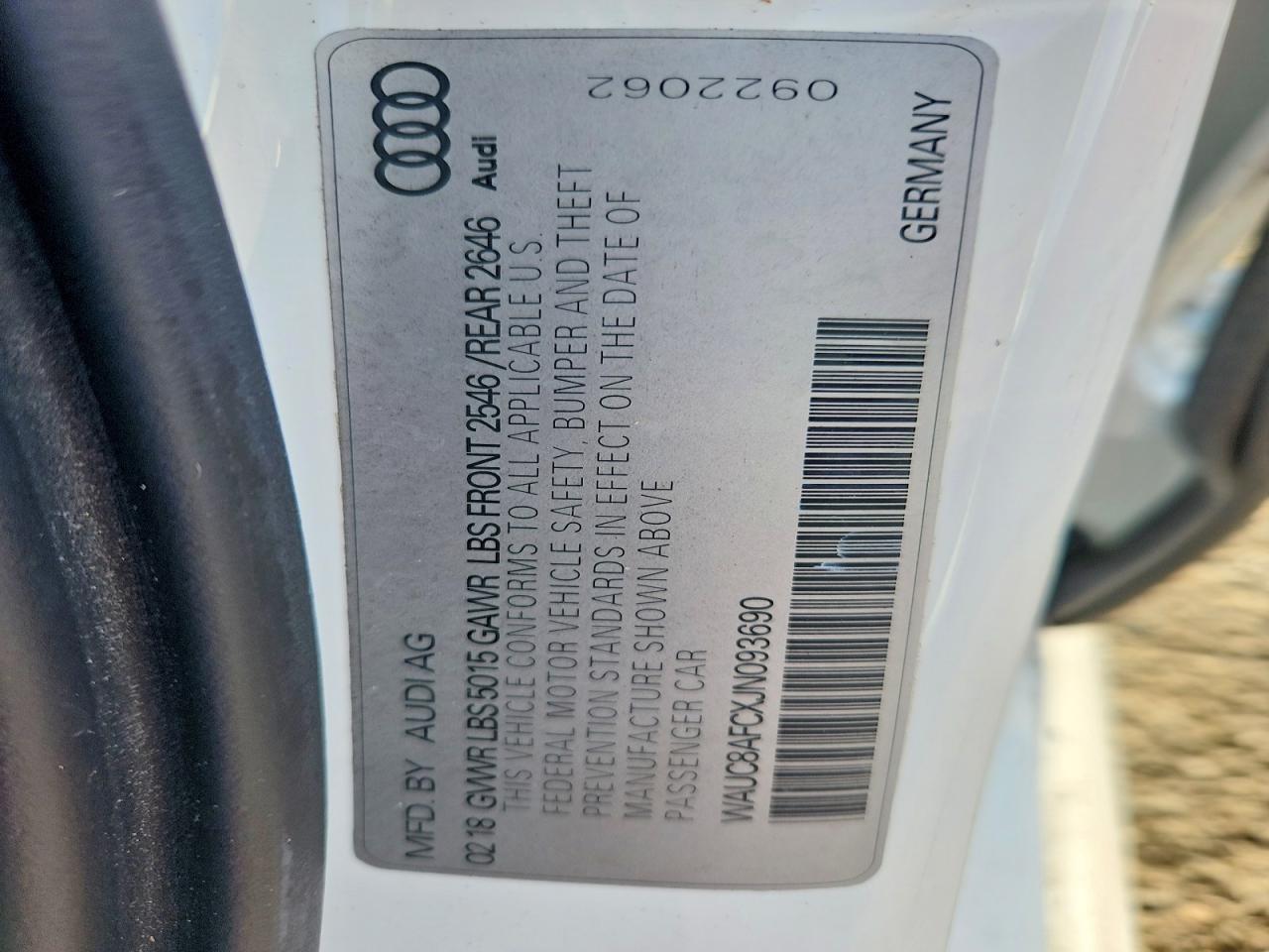 2018 Audi A6 Premium