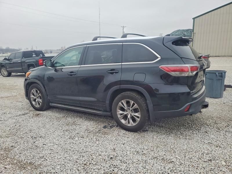 2015 Toyota Highlander xle