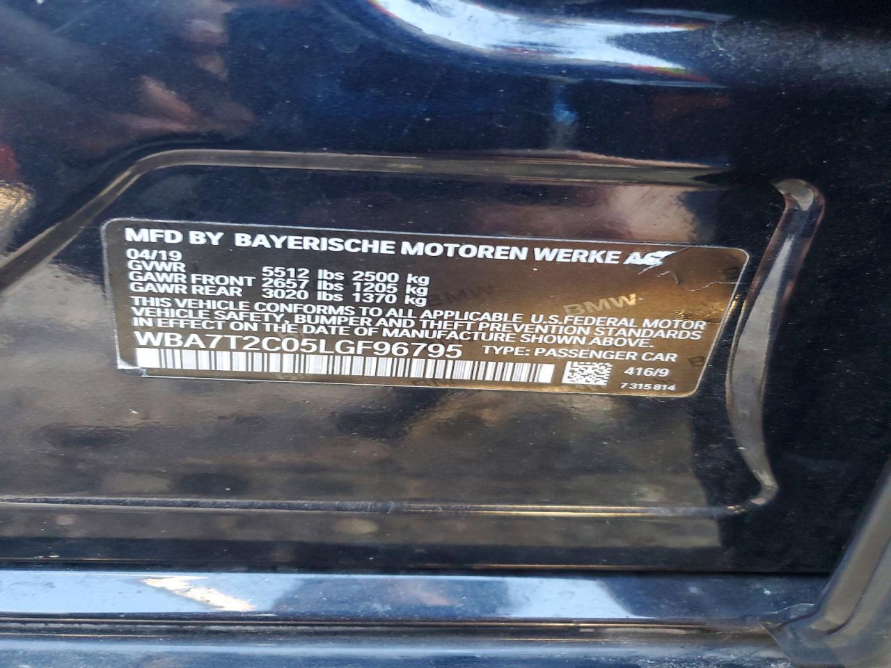 2020 BMW 740 i