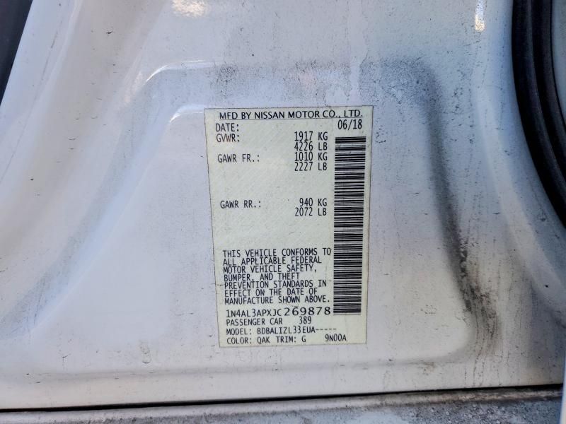 2018 Nissan Altima 2.5