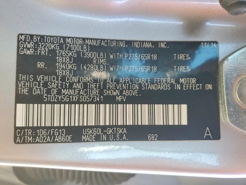 2015 Toyota Sequoia SR5