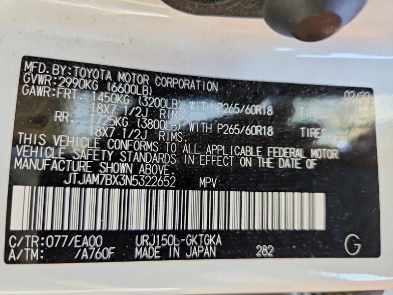 2022 Lexus Gx 460 Base