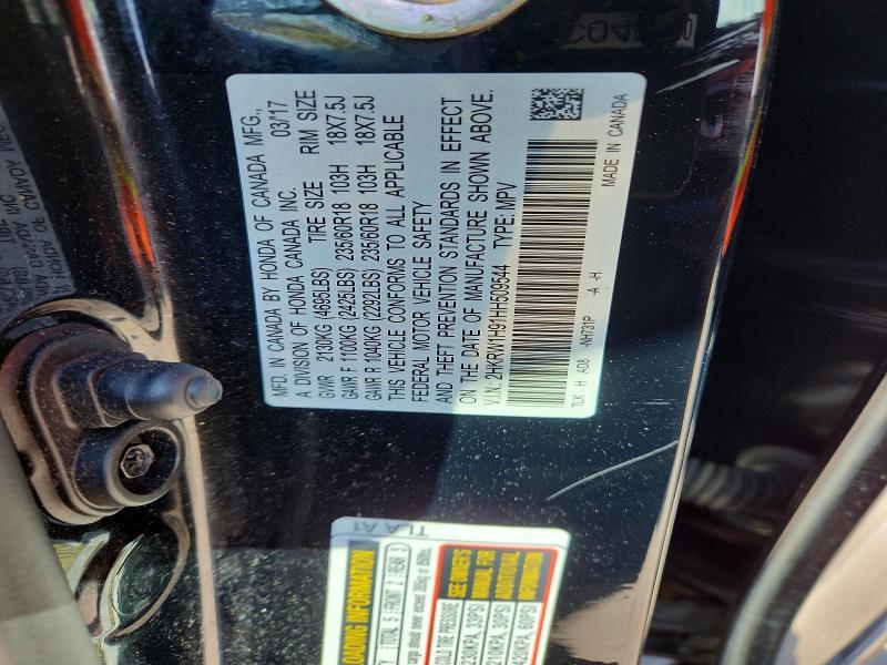 2017 Honda Cr-v Touring