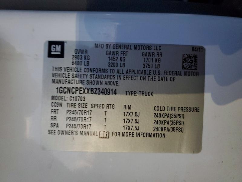 2011 Chevrolet Silverado C1500