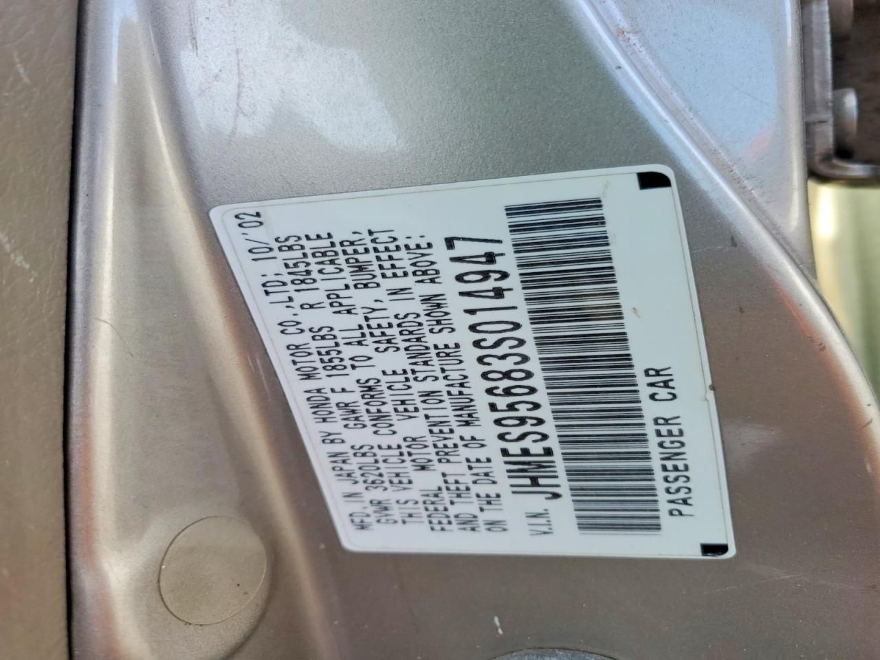 2003 Honda Civic Hybrid