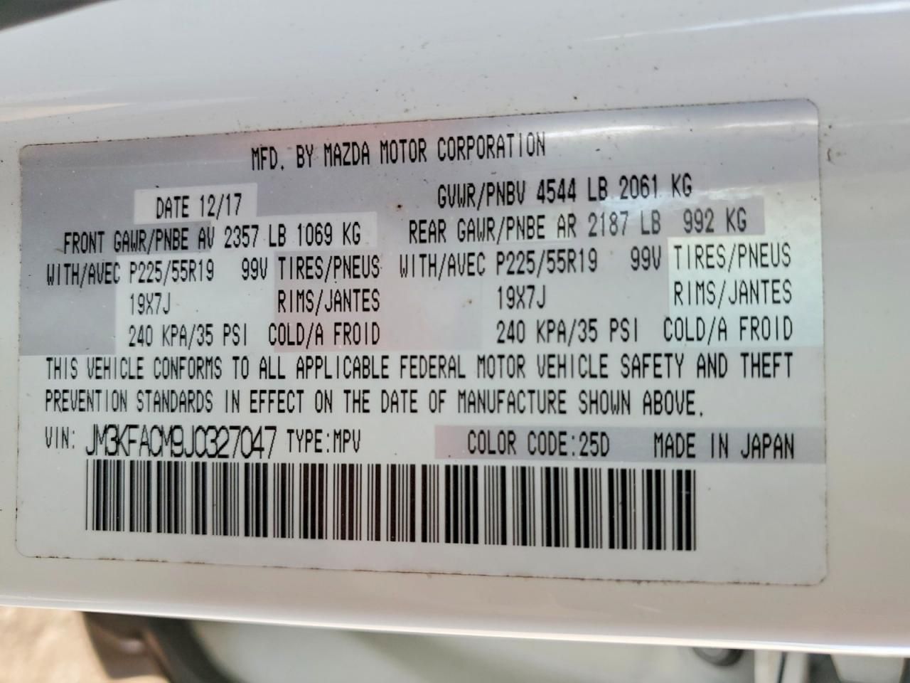 2018 Mazda Cx-5 Touring