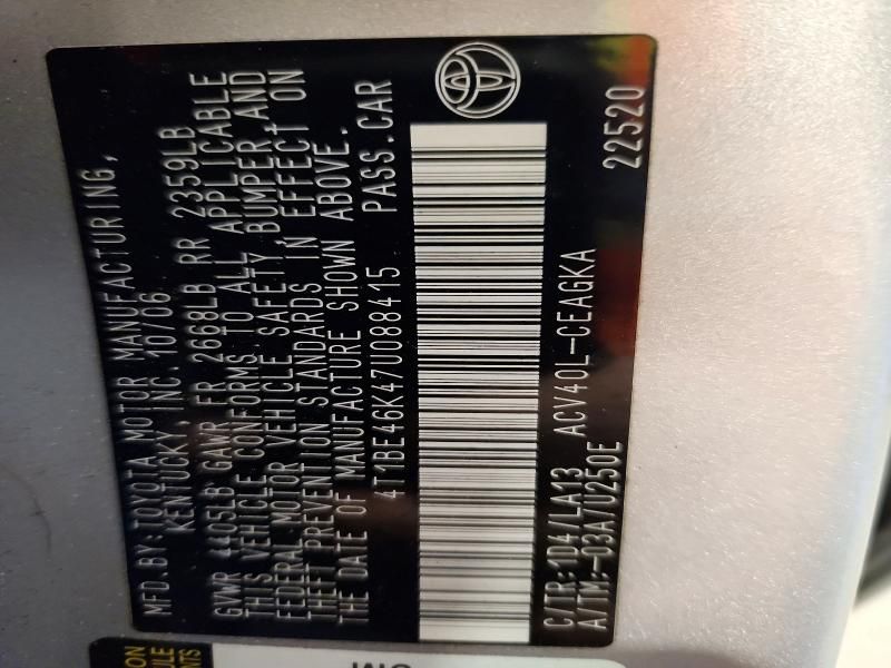 2007 Toyota Camry ce